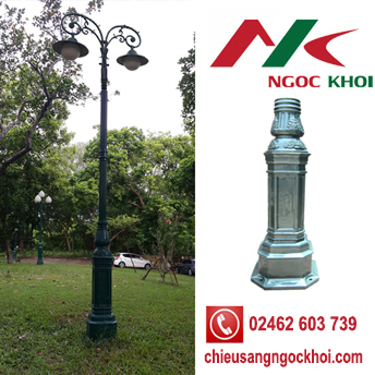 Cột DC05B lắp đèn sân vườn Mai Chiếu Thủy